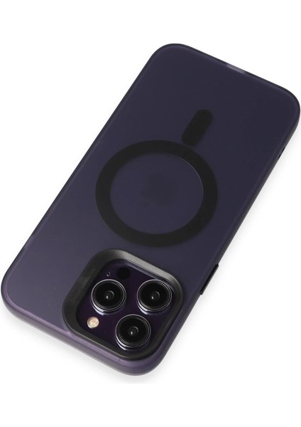 iPhone 15 Pro Max Kılıf Mateks Magsafe Kapak - Derin MOR-(5796) - SB001M-47PSP1 indirimleri