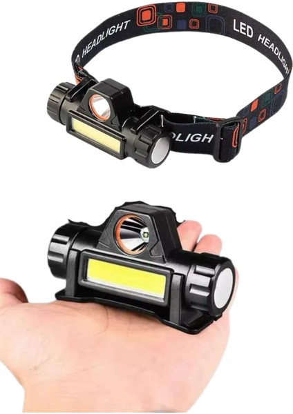 Kafa Lambası Çalışma Işığı Süper Parlak Mıknatıslı Lityum Lion Pilli - SB001M-47T5Q3 fiyatları