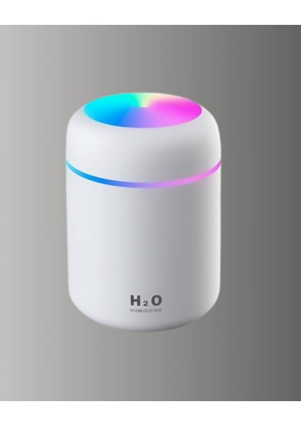 Abs Gövdeli 300ML USB Nemlendirici – Beyaz Gri Pembe Renk - SB001M-47V1R2 fırsatları