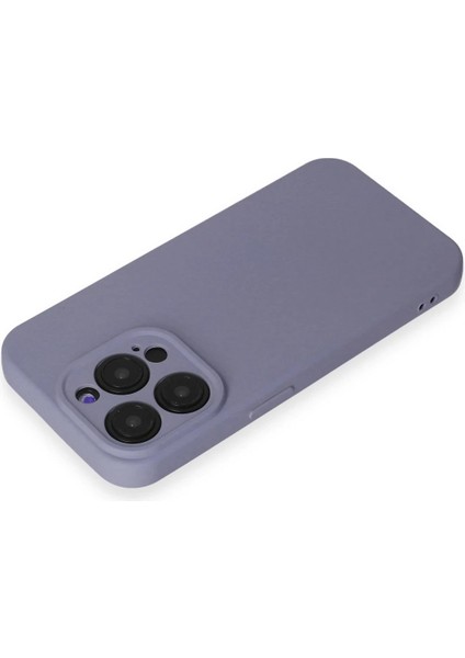iPhone 15 Pro Kılıf Nano Içi Kadife Silikon - LILA-(5796) - SB001M-4872X6 modelleri