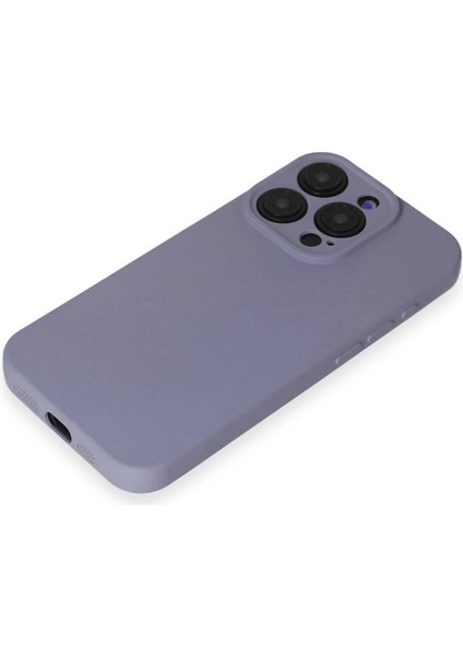 iPhone 15 Pro Kılıf Nano Içi Kadife Silikon - LILA-(5796) - SB001M-4872X6 fırsatları