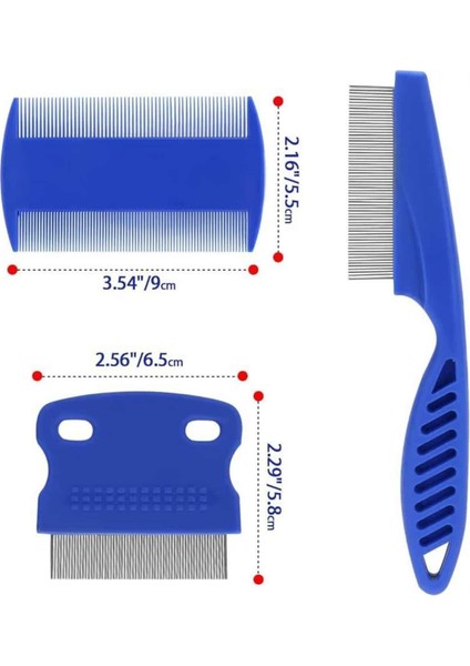 Kedi Köpek Tüy Bit Pire Toplayıcı Toplama Temizleme Tarağı Tarak Seti 4'lü Se - SB001M-47TSE modelleri