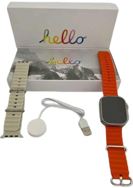 Yeni Nesil 3 Kordonlu Kol Saati 49 mm Amoled Ekran Akıllı Saat - SB001M-47WZY4 modelleri