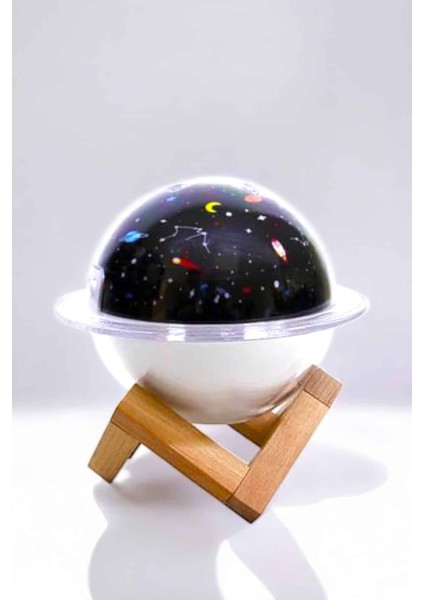 Hava Nemlendirici Masa ve Gece Lambası USB Projeksiyon Aromaterapi - SB001M-47TGJ7 indirimleri