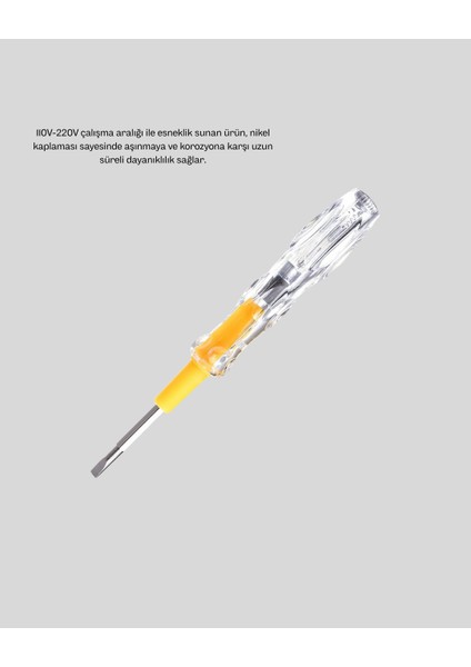 Profesyonel Neon Test Kalemi - SB001M-47WGR8 fırsatları