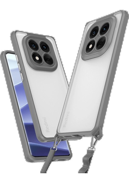 Xiaomi Redmi Note 14 Pro 5g Kılıf Penta Silikon Kılıf - Titan GRI-(5796) - SB001M-48C882