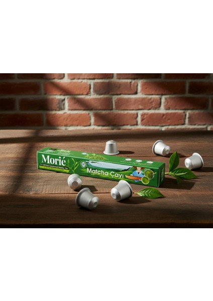 %100 Saf Seremoni (Ceremonial) Matcha Kapsülü - Nespresso Uyumlu Premium Matcha Çayı (10 Adet) fırsatları