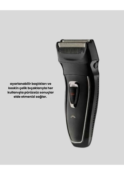 Uzun Pil Ömürlü Şarjlı Tıraş Makinesi – Hızlı Şarj Ergonomik Tasarım Ç - SB001M-47WKW indirimleri