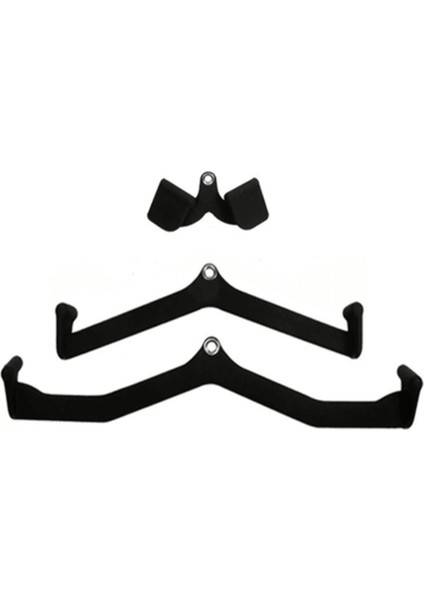 Multi Grip Cable Attachment Set – 3’lü Cable Lat Bar & Row Aparat Seti