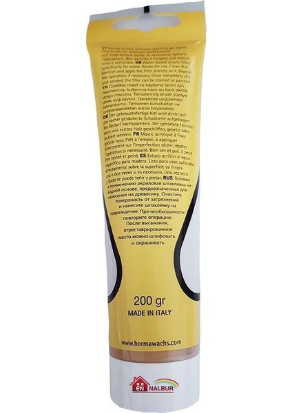 Borma Wachs Natural Tamir Macunu 200 gr fiyatları