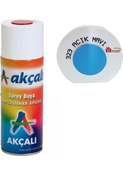 Akçalı Sprey Boya 400 ml 323 Açık Mavi