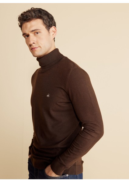 Standart Kahve Erkek Kazak BBFW25MKL008 fırsatları