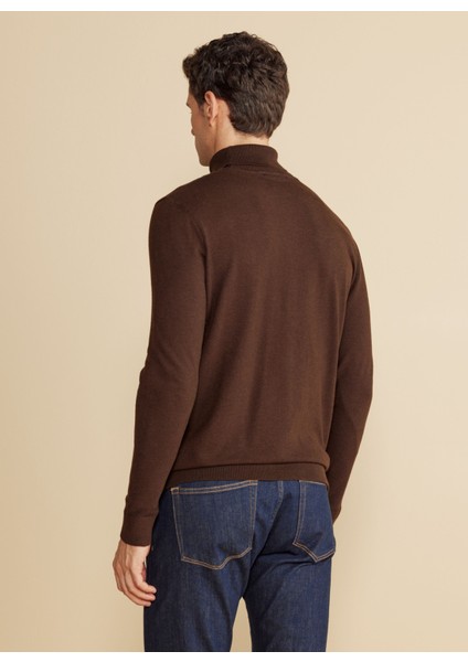 Standart Kahve Erkek Kazak BBFW25MKL008 indirimleri