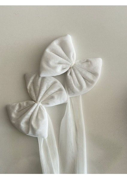 Beyaz Fiyonk Seti, Cibinlik Aksesuarı, Kurdele