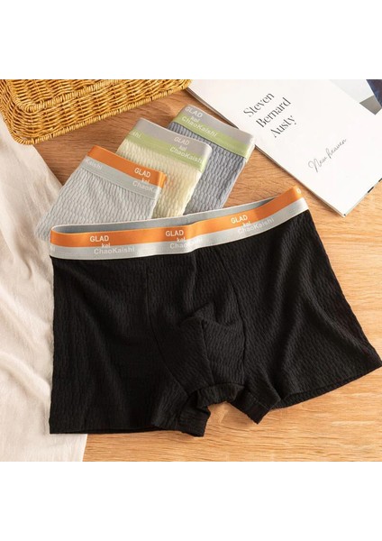 4'lü Erkek Boxer Glad And Comfortable Terletmez Nefes Alabilen Pamuklu Boxer modelleri