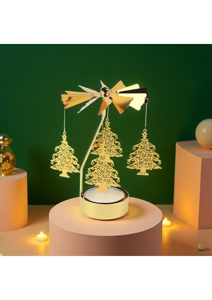 Çam Ağacı Temalı Tealight Mumluk – Dekoratif Masa Üstü Aksesuar modelleri