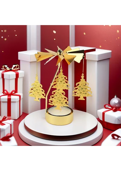 Çam Ağacı Temalı Tealight Mumluk – Dekoratif Masa Üstü Aksesuar fırsatları