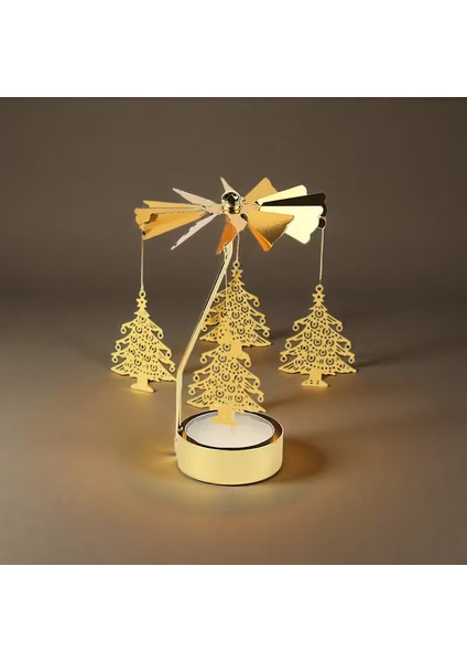 Çam Ağacı Temalı Tealight Mumluk – Dekoratif Masa Üstü Aksesuar indirimleri