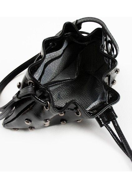 Siyah Trok Taşlı Kadın Mini Kese Omuz Çanta fiyatları