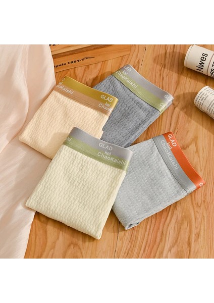 4'lü Erkek Boxer Glad And Comfortable Terletmez Nefes Alabilen Pamuklu Boxer