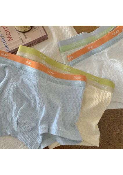 4'lü Erkek Boxer Glad And Comfortable Terletmez Nefes Alabilen Pamuklu Boxer