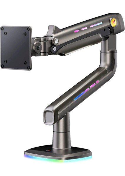 North Bayou F5-Gaming, 2-20 kg Uyumlu, 27INCH-60INCH Aralığında Büyük Ekranlar Için Profesyonel Ergonomik Oyuncu Monitör Standı ve Iş Monitör Standı