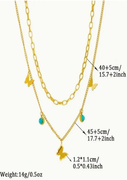 316L Paslanmaz Çelik Kelebek Kolye indirimleri