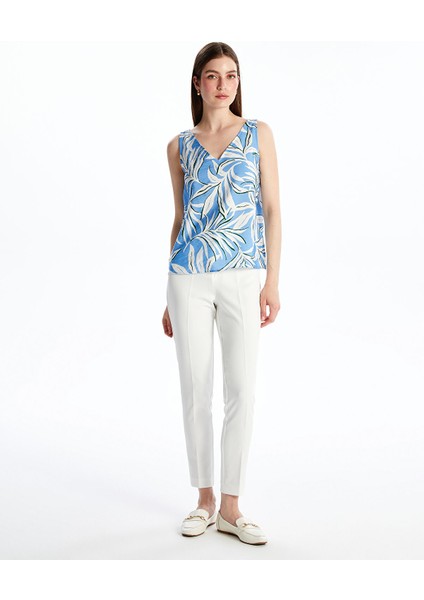 Yeni Sezon V Yaka Çiçekli Bluz fiyatları