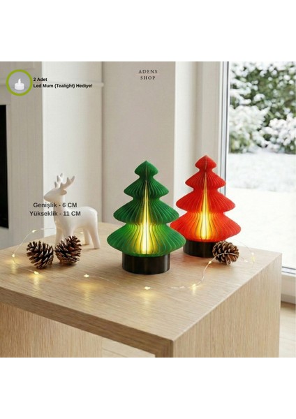 Modern Yılbaşı Ağacı Işıklı Süs / Gece Lambası fiyatları