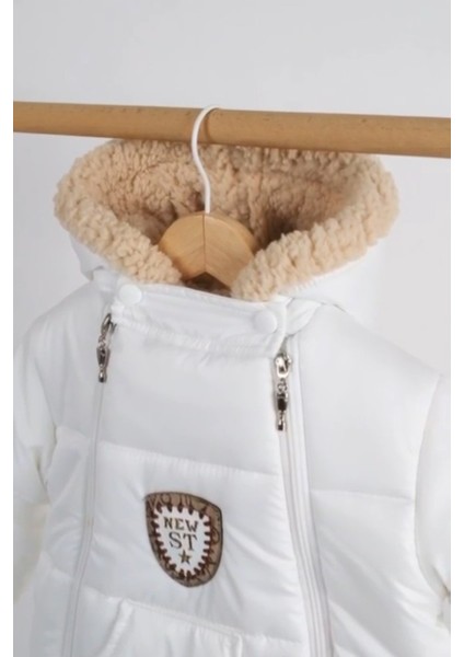 Yeni Sezon Özel Tasarım Figürlü Cepli Kapüşonlu Bebek-Çocuk Kozmonot - Astronot Tulum Mont fiyatları