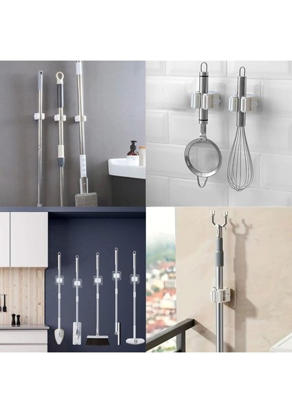 1 Adet Yapışkanlı Pratik Mop Temizlik Fırçası Tutucu Beyaz fiyatları