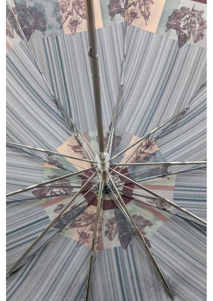 Yeşil Ekose Otomatik Açılır Şemsiye, 10 Telli, 40-95 cm Çap fırsatları