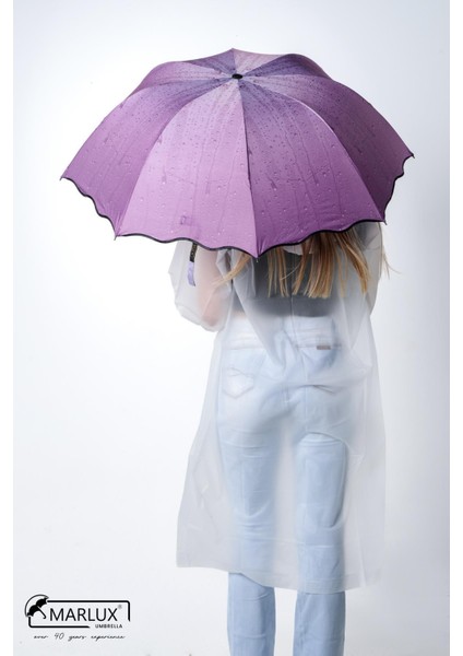 Çiçek Desenli Kadın Şemsiye, Şık ve Hafif, Yağmura Karşı Koruma Sağlar. modelleri