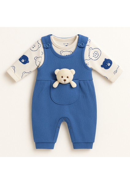%100 Pamuk Cilt Dostu Bebek Tulum Seti – Ayıcık Cepli, Iç Bodyli fiyatları