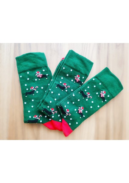 3'lü Yılbası Konsept Çorap