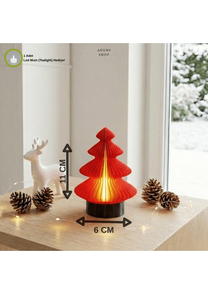 Modern Yılbaşı Ağacı Işıklı Süs / Gece Lambası