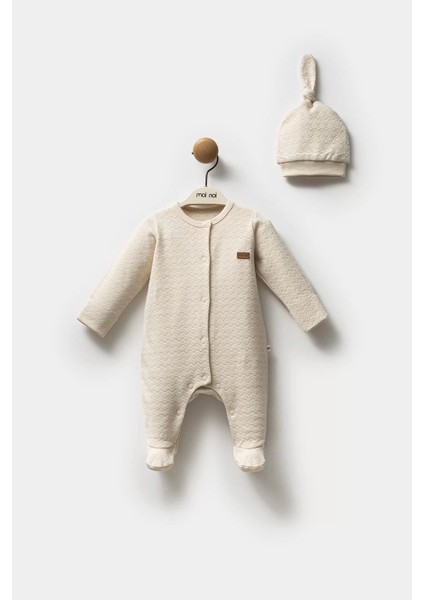 Moi Noi Şapkalı Tulum MNB1249 Bej fiyatları