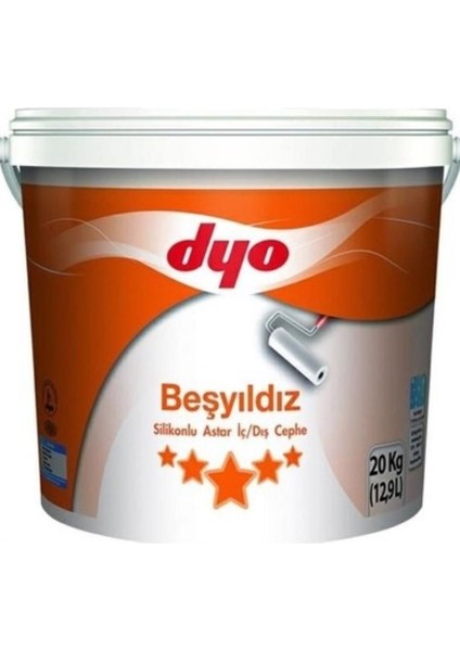 Dyo Beşyıldız Silikonlu Iç Dış Astar 20 kg Beyaz