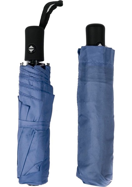 Lacivert Otomatik Unisex Şemsiye, Rüzgara ve Suya Dayanıklı, Şık Tasarım fiyatları