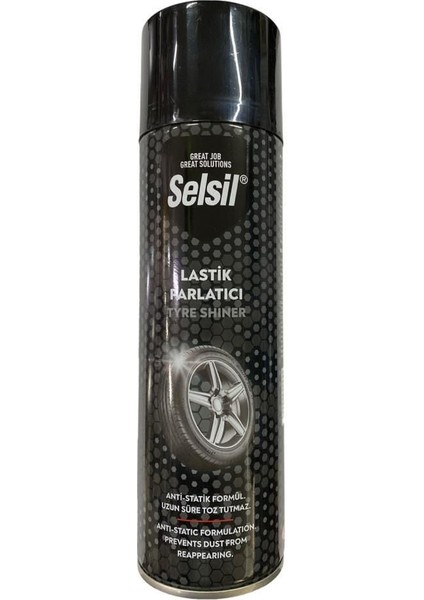 Selsil Lastik Parlatıcı Sprey 500 ml