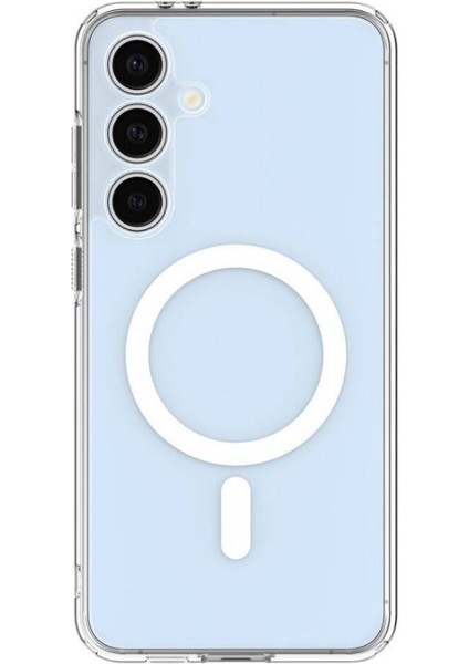 Samsung Galaxy S23 Fe Uyumlu Magesafe Wireless Şarj Özellikli Şeffaf Silikon Kılıf modelleri