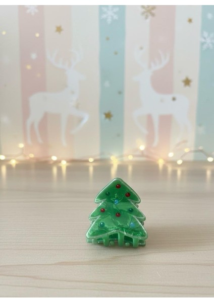 Yılbaşı Koleksiyonu Mini Yılbaşı Ağacı Figürlü Kemik Toka fiyatları