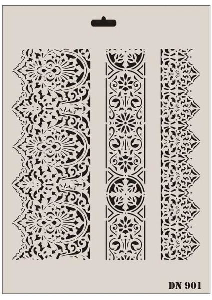 Rich Dantel Seri DN-901 Stencil 35X25 cm