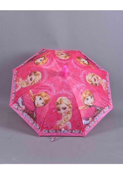 Pembe Kız Çocuk Şemsiyesi, Otomatik Mekanizma, Şık ve Hafif Tasarım