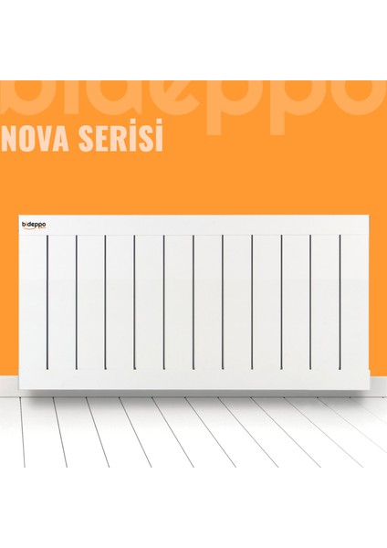 Nova Serisi Yükseklik 50 cm Genişlik 10 Dilim (85 Cm) Alüminyum Radyatör