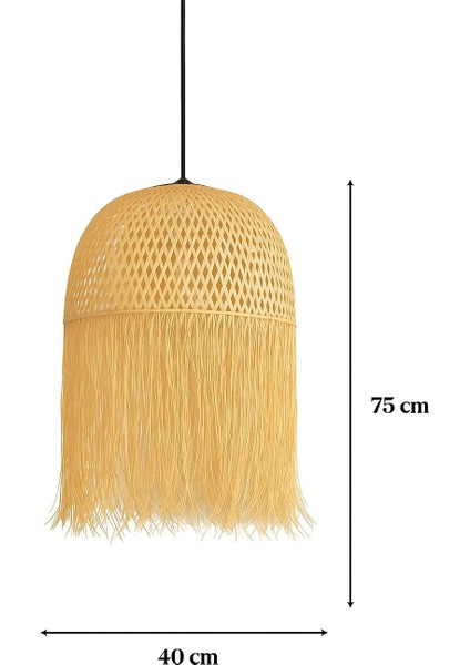 Sombro Bambu Sarkıt Avize modelleri