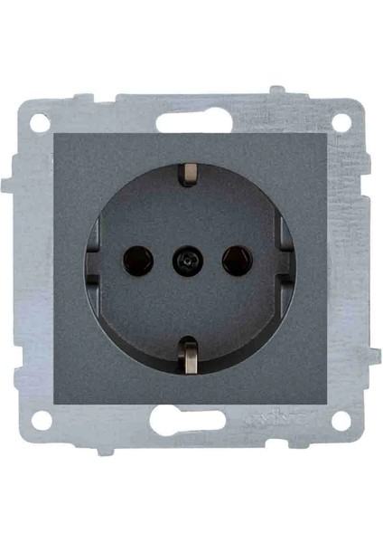 Füme Topraklı Piriz Çerçevesiz Grano - Priz ve Anahtar Için Uyumlu Çerçeve fiyatları