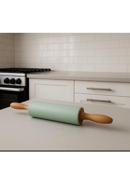 Ahşap Saplı Silikon Merdane