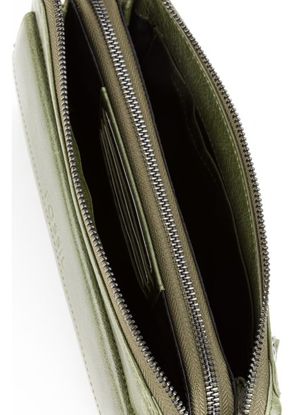 %100 Hakiki Deri Özel Tasarım El Çantası Portföy Traş Çantası