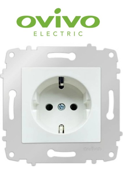 Beyaz Topraklı Priz Çerçevesiz Grano - Priz ve Anahtar Için Uyumlu Çerçeve fiyatları